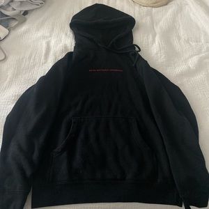 We’re Not Really Strangers *LIMITED EDITION* black hoodie